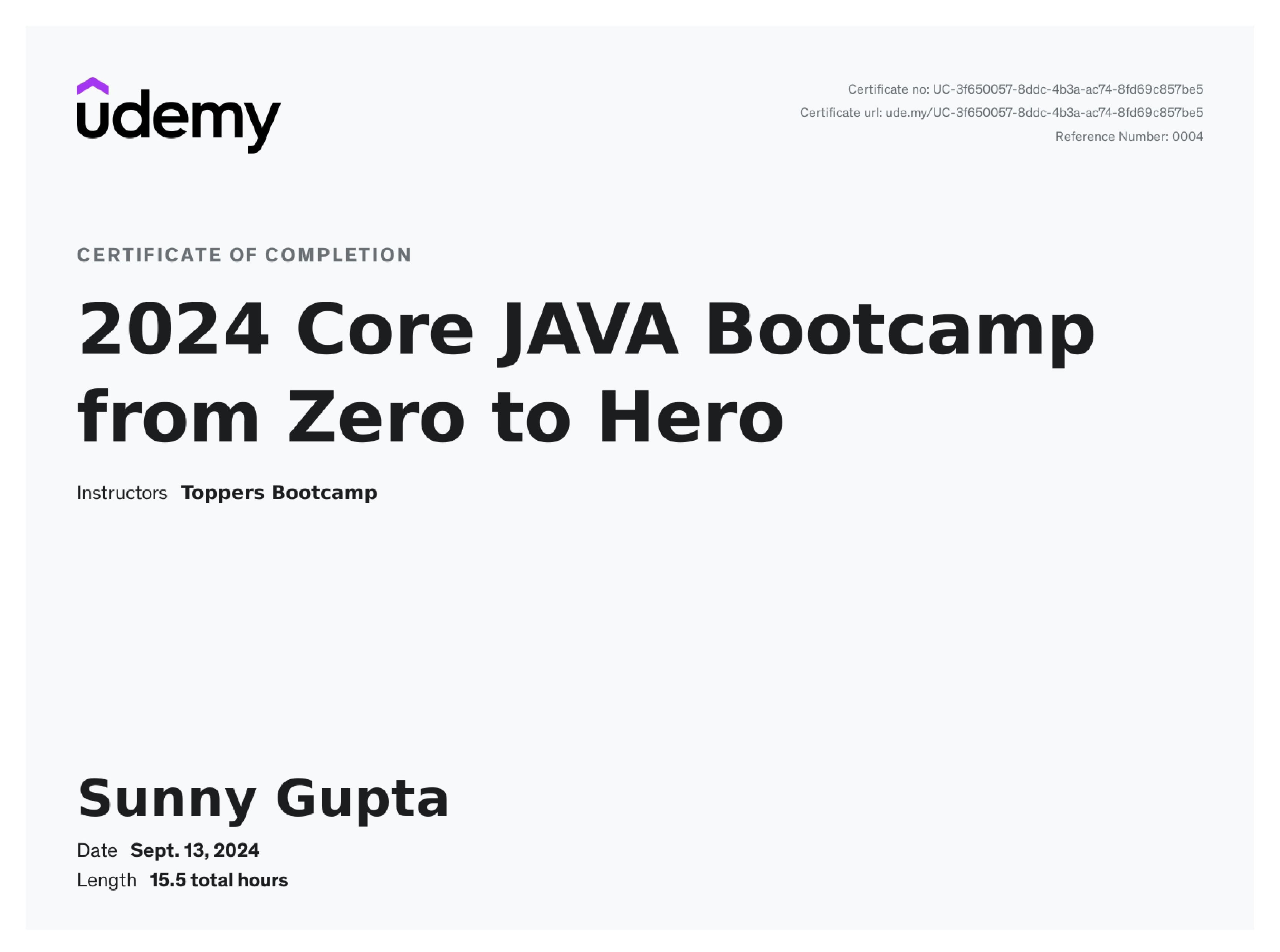 Core Java Bootcamp from Zero to Hero